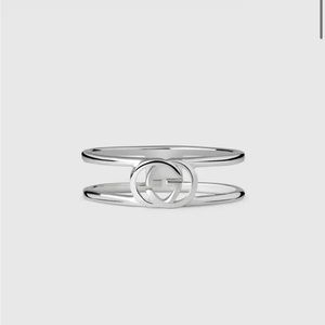 INTERLOCKING G THIN OPEN BAND